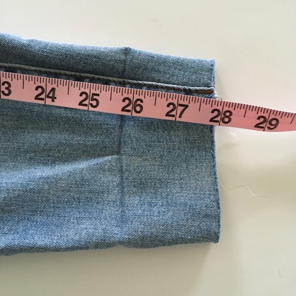 Kut From The Kloth Jeans Sz 2 Blue Carlo Ankle Skinny Cut Off Hem Distressed - Picture 12 of 12